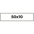 thumbnail image 1 of 50x10 Frame Silver Grey Distressed Solid Wood Picture Frame | 0.75 Inch Moulding Width | Interior, 1 of 8