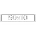 thumbnail image 1 of 50x10 Shadow Box High Gloss White Display Frame | 1.625 Inches Deep | 1 Inch Moulding Width | Solid, 1 of 4