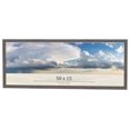 thumbnail image 1 of 50x15 Frame Blue Kingsley Pewter Solid Wood Picture Frame Width 0.75 Inches |Interior Depth 0.5, 1 of 8