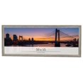 thumbnail image 1 of 50x15 Frame Grey Solid Wood Picture Frame Width 1 Inches | Interior Frame Depth 0.5 Inches |, 1 of 8