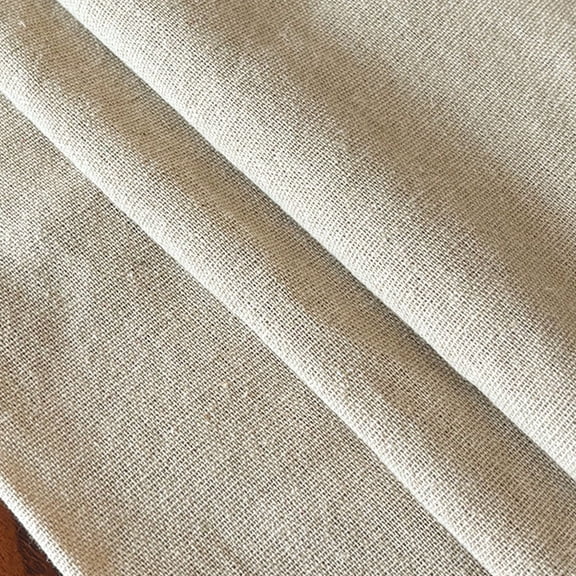 50x150cm Raw Cloth Hemp Cotton Linen Fabric Burlap Texture for Sewing Patchwork Painting Quilting Table Runner Party Decoration