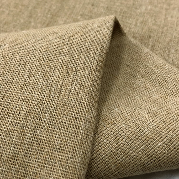 50x150cm Solid Color Linen Cotton Fabric for Needle Embroidery