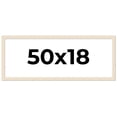 thumbnail image 1 of 50x18 Frame White Real Wood Picture Frame Width 1.5 inches | Interior Frame Depth 0.5 inches | Barn, 1 of 8