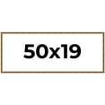 thumbnail image 1 of 50x19 Frame Gold Kingsley Distressed Solid Wood Picture Frame Width 0.75 Inches | Interior Frame, 1 of 8