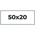 thumbnail image 1 of 50x20 Frame Blue Scuffed Farm Board Solid Wood Picture Frame Width 0.75 Inches | Interior Depth 0.5, 1 of 8