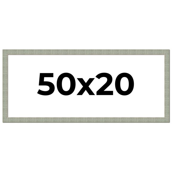 50x20 Frame Green Desert Pear Solid Wood Picture Frame | 1.625 Inch Moulding Width | Interior Frame