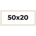 thumbnail image 1 of 50x20 Frame White Real Wood Picture Frame Width 1.5 inches | Interior Frame Depth 0.5 inches | Barn, 1 of 8
