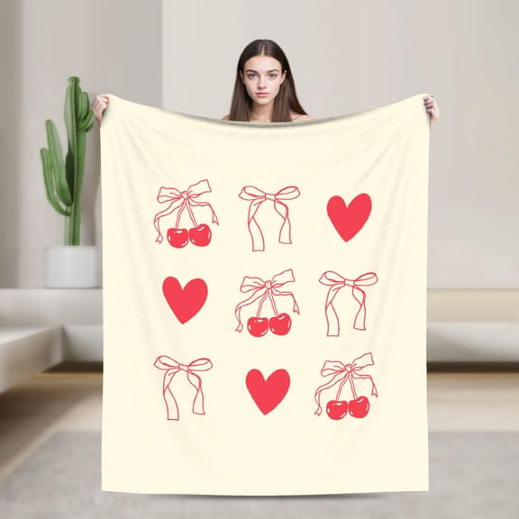 50x40 inches Soft Flannel Blanket for Couch Cozy Warm Plush Blanket Comforter Lightweight Fleece Throw Blanket Gift for Women Mom Vintage Decor for Bedroom Living Room Dormitory, Yellow