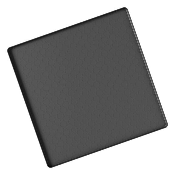 50x50cm Fridge Silicone Mat Nonslip Drip Pan Raised Edged For Protect Floors