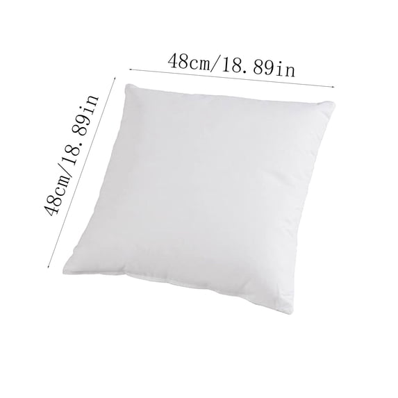 50x50cm Pillow Inserts, 400g Headboard Cushion Core Fluffy Soft Square Form Sham Stuffer, Decorative Throw Pillows for Couch, Sofa, Bed and Home Decor
