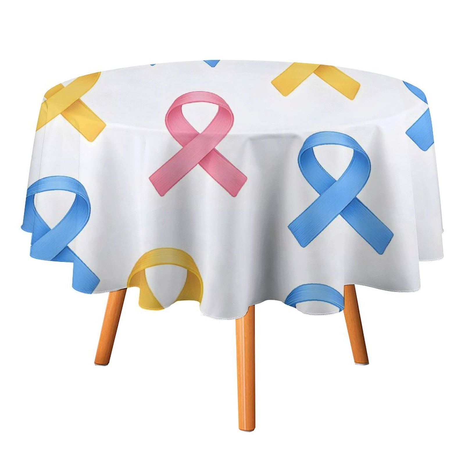 50x50in Round Tablecloth Car Line Straight And Dense Wireless Head Gap ...