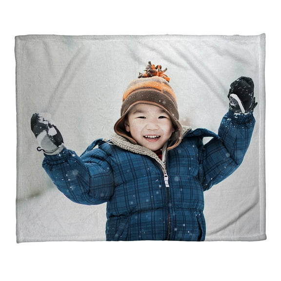 50x60 Collage Plush Fleece Blanket, Customizable, Personalize, Adult, Teen, Tween, People, Pets, Places