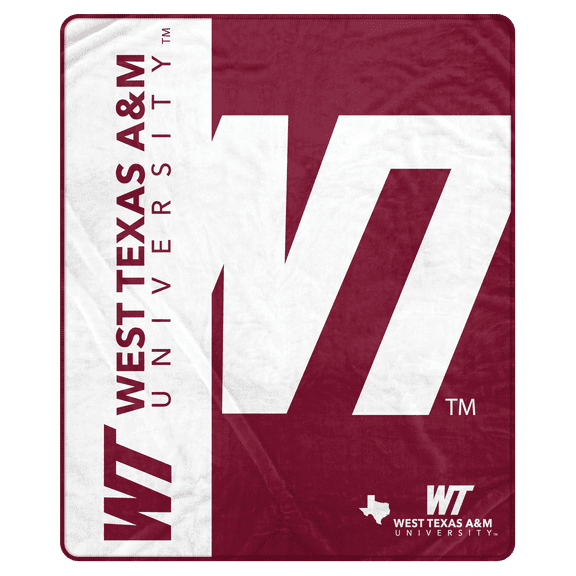 NCAA West Texas A&M Buffaloes 50x60 Inch Ultra Soft Tailgate Throw