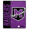 thumbnail image 1 of NCAA Mount Union Purple Raiders 50x60 Inch Ultra Soft Tailgate Throw, 1 of 1