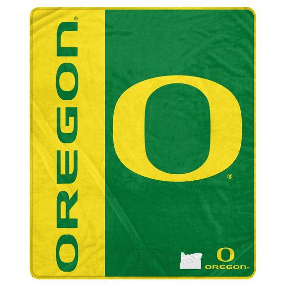 NCAA Oregon Ducks 50x60 Inch Ultra Soft Tailgate Throw