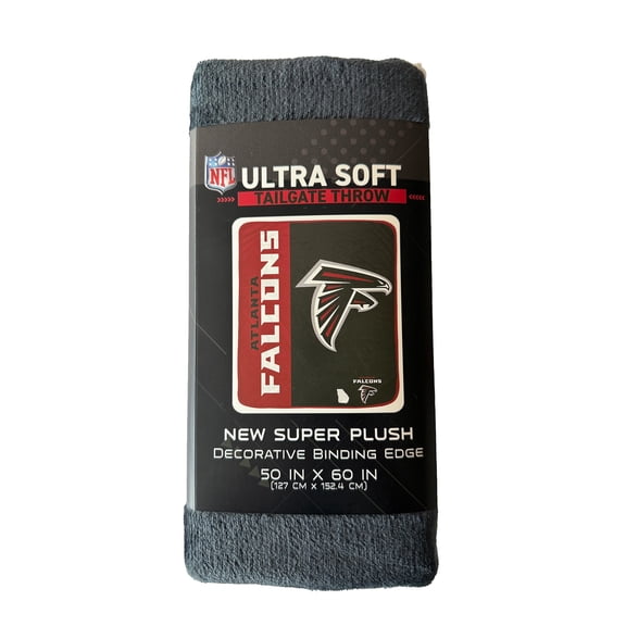 NFL Atlanta Falcons Endzone 50x60 Ultra Soft Tailgate Throw