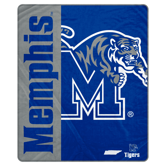 NCAA Memphis Tigers 50x60 Inch Ultra Soft Tailgate Throw