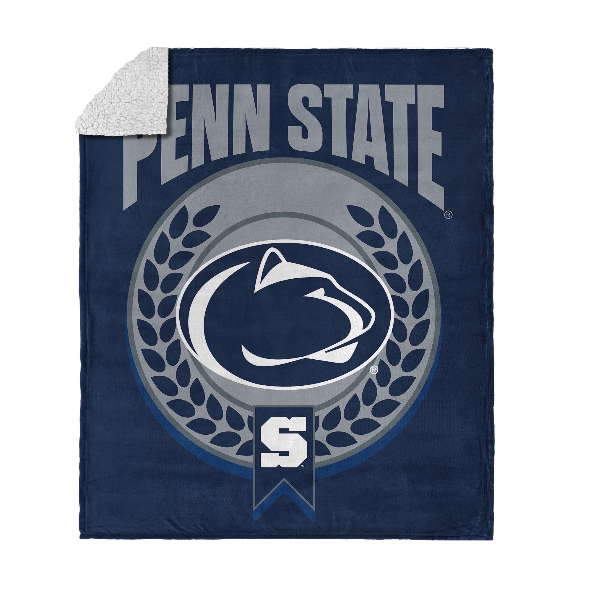 Penn State NCAA Apex Silk Touch Sherpa Throw 50x60 inches