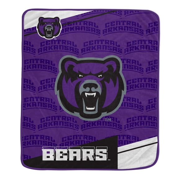 50x60 inch Ultra Soft Tailgate Throw Team Color CENTRAL ARKANSAS