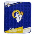 thumbnail image 1 of 50x60 inch Ultra Soft Tailgate Throw Team Color LOS ANGELES RAMS, 1 of 1