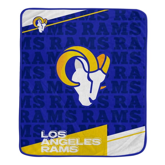 50x60 inch Ultra Soft Tailgate Throw Team Color LOS ANGELES RAMS