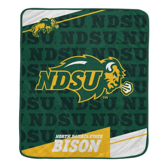 50x60 inch Ultra Soft Tailgate Throw Team Color NORTH DAKOTA ST