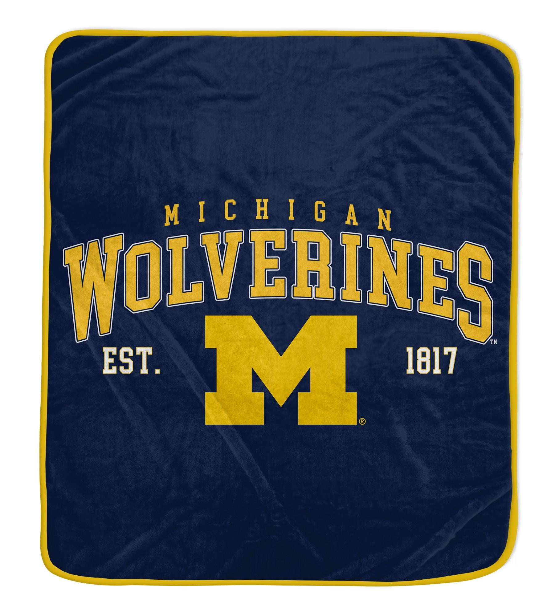 Michigan Wolverines 50x60 Navy and Yellow Fleece Blanket