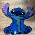 thumbnail image 1 of 50x60cm Cute Cartoon Stitch Rug - Soft Non-Slip Carpet for Kids Room, Bedroom & Nursery Decor, 1 of 5