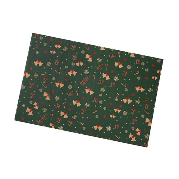 50x74cm User Friendly Christmas Gift Wrap Paper Snowflakes Santa Pattern