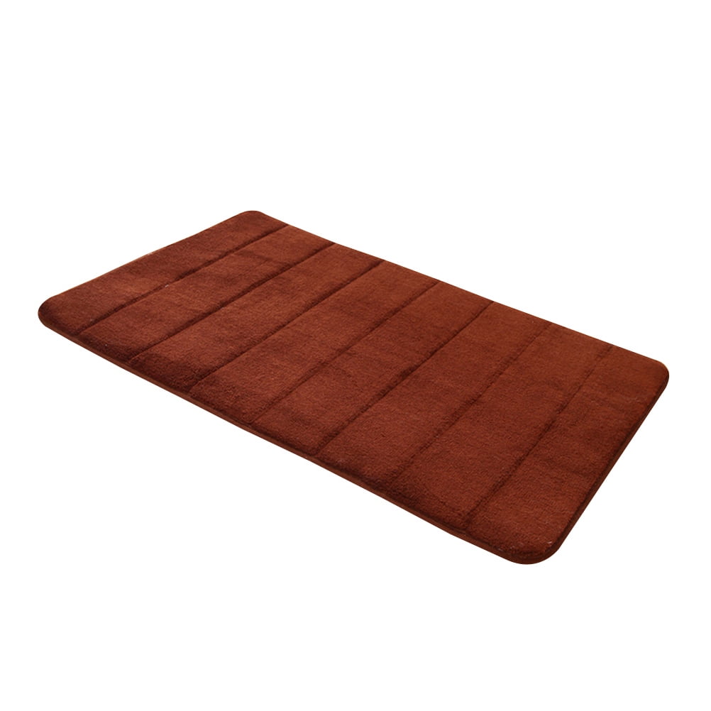 50x80cm Memory Bathroom Carpet Floor Mat Door Carpets Super Cozy Coral ...