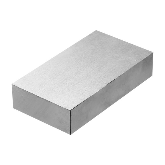50x90x20mm Steel Bench Block, Steel Block Metal Bench Block No Holes Matched Hardened Steel Flat 123 Blocks Precision Ground Milling for Jewelry Making Stamping Tool, Rectangle