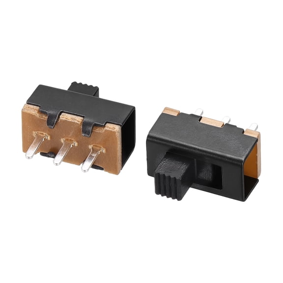 50xDC 50V 0.5A 2 Position 1P2T SPDT Vertical Slide Switch 3 Pin PCB SS12F17-G3