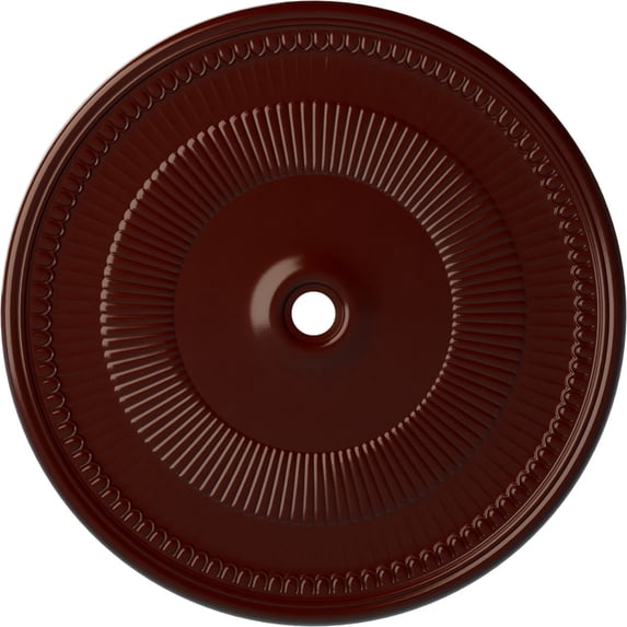 51 1/8"OD x 3 5/8"ID x 1 1/2"P Nevio Ceiling Medallion (Fits Canopies up to 4 3/4"), Hand-Painted Brushed Mahogany