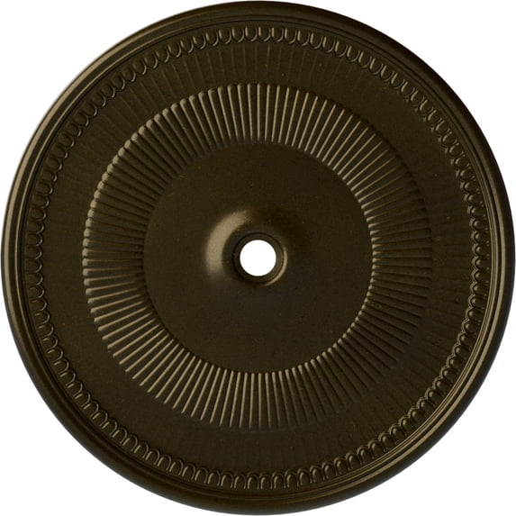 51 1/8"OD x 3 5/8"ID x 1 1/2"P Nevio Ceiling Medallion (Fits Canopies up to 4 3/4"), Hand-Painted Green Gold