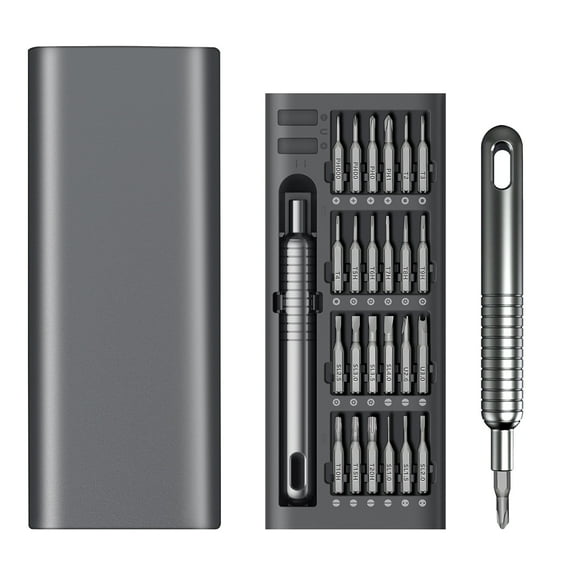 51 in 1 Precision Screwdriver Set, Portable Screwdriver Set with 48 Magnetic Bits, With Aluminum Alloy Case, Torx Hex Screwdriver For Phone, Laptop, PC, Watch, Glasses