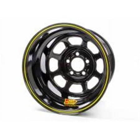 51-105030-RF 3 in. Backspace 51-Series Spun Formed Wheel - Black