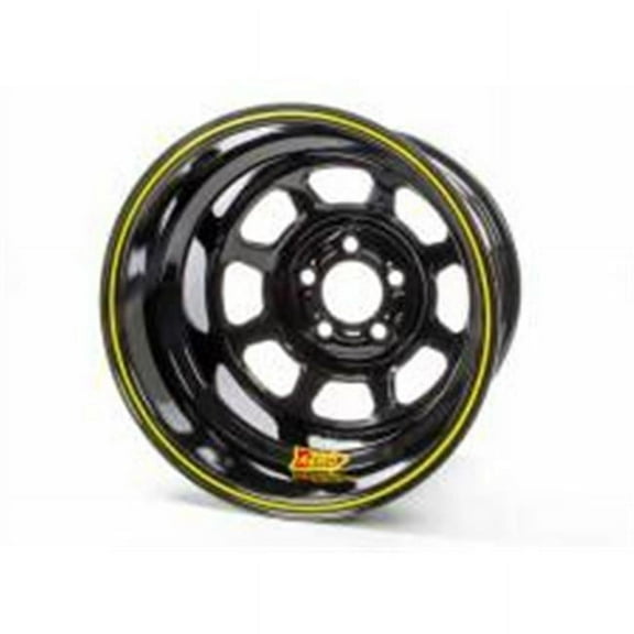 51-105030-RF 3 in. Backspace 51-Series Spun Formed Wheel - Black