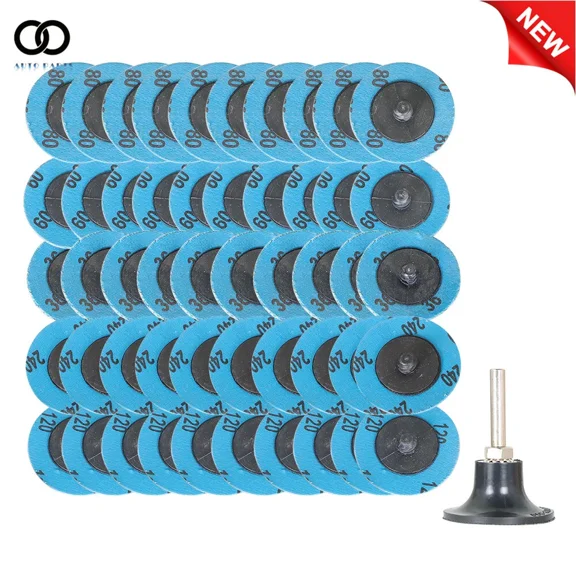 51 2" Roll Lock Die Grinder Quick Change Sanding Disc 36 60 80 120 240 Grit