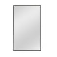 thumbnail image 1 of 51.2 x 31.5 x 0.9 in. Minimal Black & Clear Wall Mirror, 1 of 1