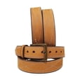 thumbnail image 1 of 51-52  Men's Leather Casual Fancy Stitched Belt Removable Buckle 26AA66TN, 1 of 4