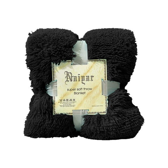 51" * 63" Super Soft Faux Fleece Blanket Plush Lightweight Shaggy Throw for Sofa Bed Winter Warm Cozy Microfiber Reversible, A