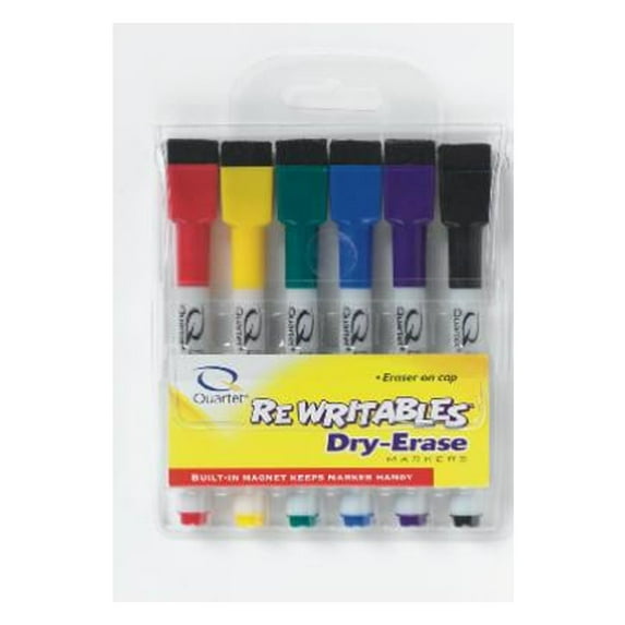 51-659312QA Rewriteables Dry Erase Markers, 6-Pk. - Quantity 6