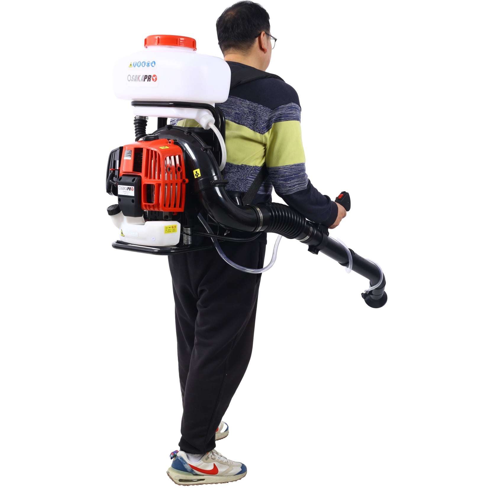 51.7cc Gasoline Backpack Mosquito Fogger Sprayer with 14L Tank for ...