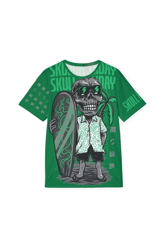 51-Be Fun Graphic T-Shirt, Art Design Poly Shirt, All Over Print Graphic Tee, Monsters T-Shirt, Cartoon Tees