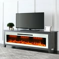 thumbnail image 1 of 51" Electric Fireplace Heater Wall Mount Heating Fireplace Insert Color Changing Flames 750W/1500W Indoor Heater Fire Place, 1 of 6