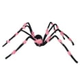 thumbnail image 1 of 51" Giant Lighted Halloween Spider Decor - Scary Hairy LED Spider with Glowing Eyes for Yard, Porch, Haunted House & Indoor Party Halloween Decorations, 1 of 5