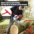 thumbnail image 1 of 51 Inch Log Roller Tool, Heavy Duty Steel Cant Hook, Adjustable Lifter With 11 Inch Non-Slip Grip Handle, Timberjack for Rolling and Raising Logs, 1 of 10