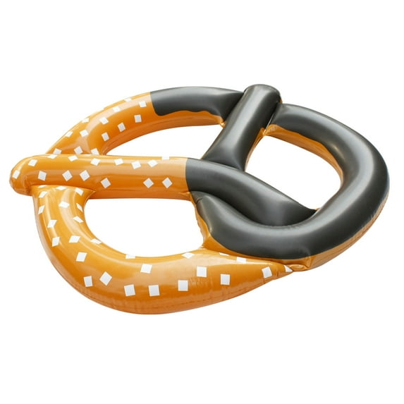 Pool Central 51" Inflatable Chocolate Covered Pretzel Swimming Pool Float