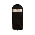 thumbnail image 1 of 51" Long Garment Bags for Storage & Travel - Water Resistant Dress Cover with Zipper, Hanging Clothes Protector for Seasonal Wardrobe, Dresses, Suits (Black), 1 of 4