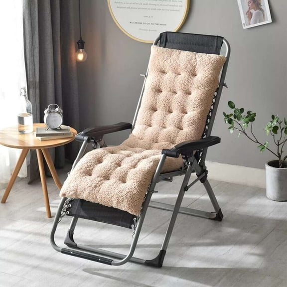 51" Soft Fleece Lounge Chair Cushion Tufted Recliner Mat for Zero Gravity Chair(Chair not Included)